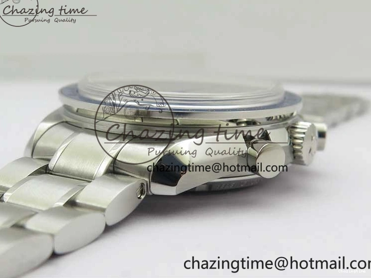 0416 Speedmaster SS Snoopy Apollo OMF Best Edition White Dial on SS Bracelet Venus EasyCare 7877